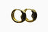 Divya दिव्या | Onyx | Hoop | 18K Vermeil Vergoldung
